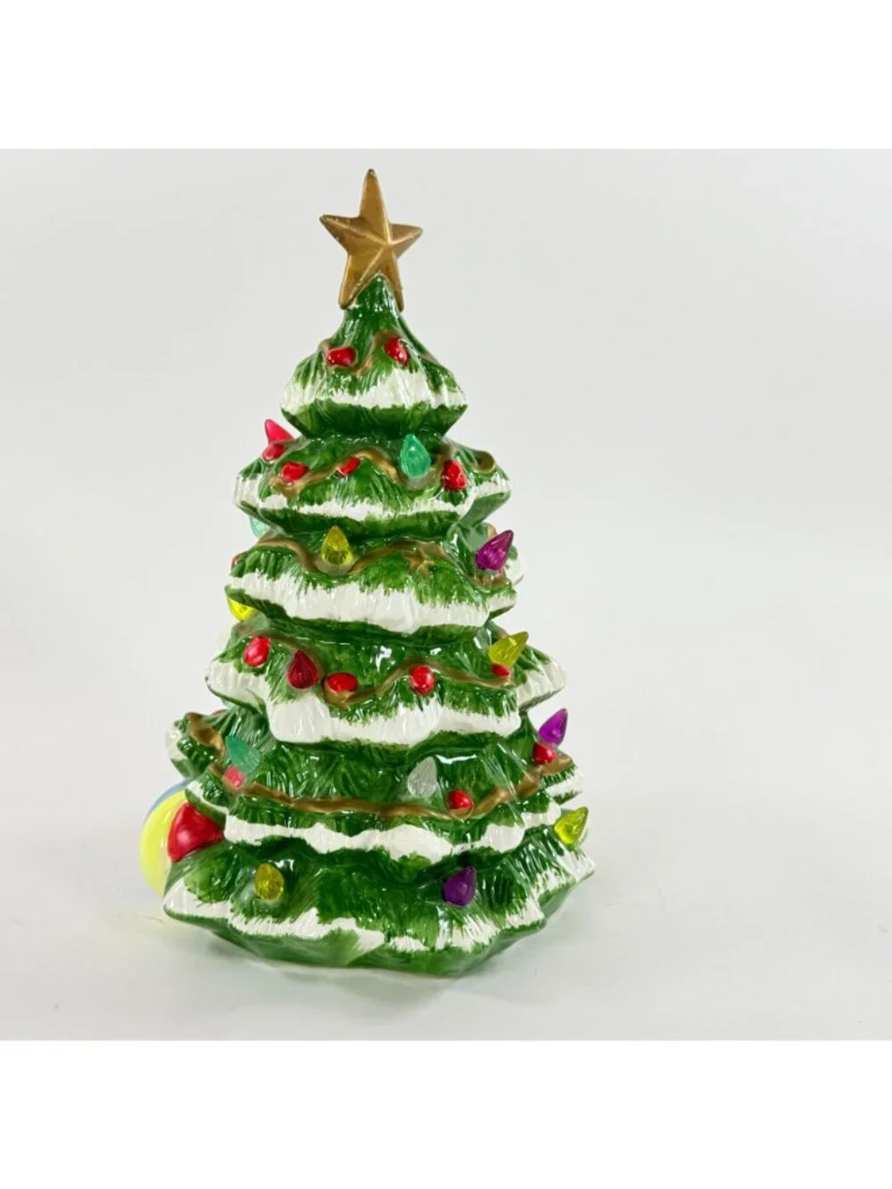 Vintage 1982 Ron Gordon Designs Ceramic Christmas Tree 10.5